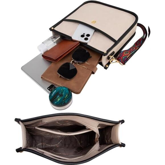 Women's Crossbody Bag Trendy Travel Shoulder Purse Handbag - Picture 4 of 6